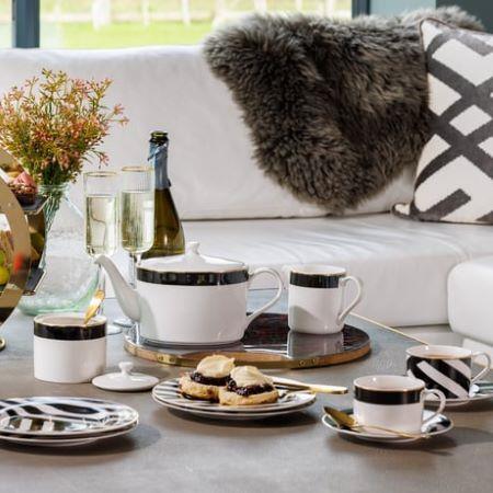  Luxe Deco 2li 200ml Çay Fincanı ve Tabağı Seti