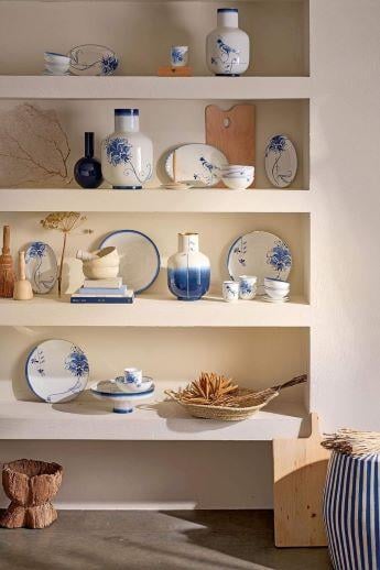 Blue Bırd Oval Servis Tabağı 30*21,5 cm