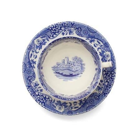 BLUE ITALIAN ÇAY FİNCANI VE TABAĞI