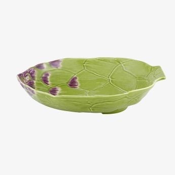 Bordallo Pinheiro Yeşil Seramik Servis Kasesi 28 Cm
