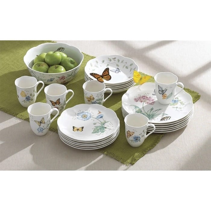 Butterfly 6 Kişilik 18 Parça Porselen Yemek Takımı