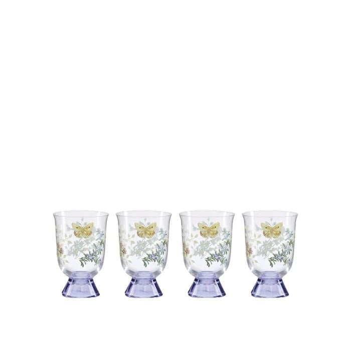 Butterfly Herbs Su/Meşrubat Bardağı 4'lü Set
