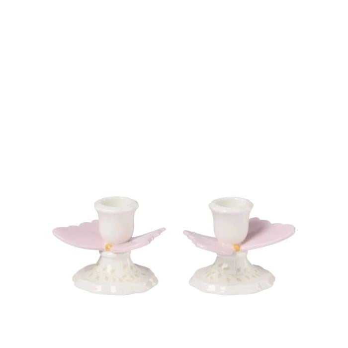 Butterfly Porselen Mumluk 2'li Set