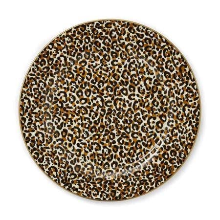 CREATURES OF CURIOSITY 20,5 CM PASTA TABAĞI 4 LÜ LEOPAR