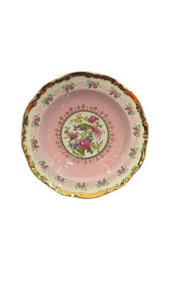 ÇUKUR YEMEK TABAĞI PEMBE