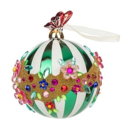 El Yapımı Taşlı Cam Süs (10 CM)