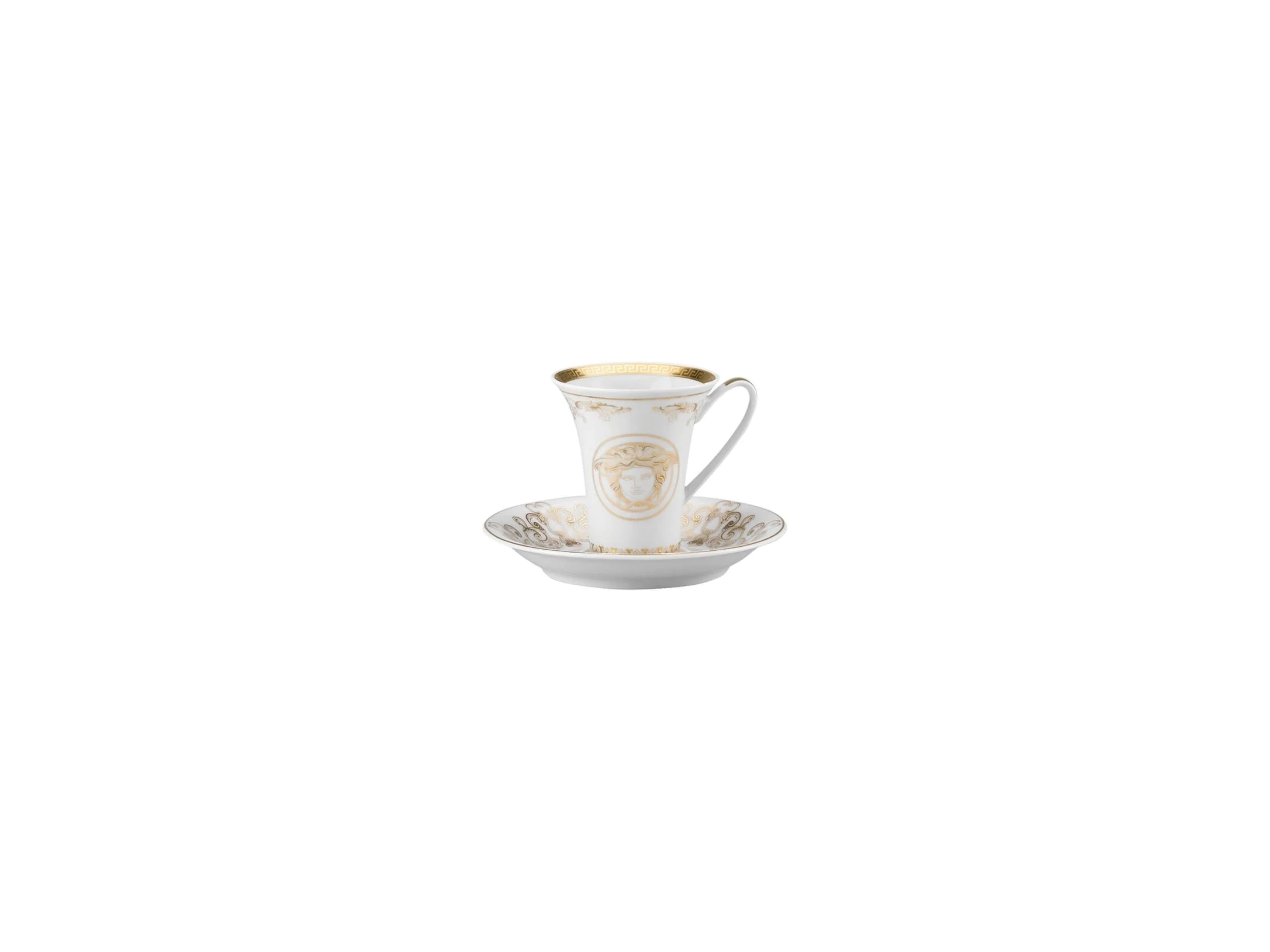 Espresso Fincan-Tabak Medusa Gala Gold