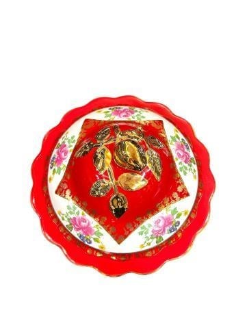 GÜLBAHAR SAHAN KIRMIZI (BÜYÜK)
