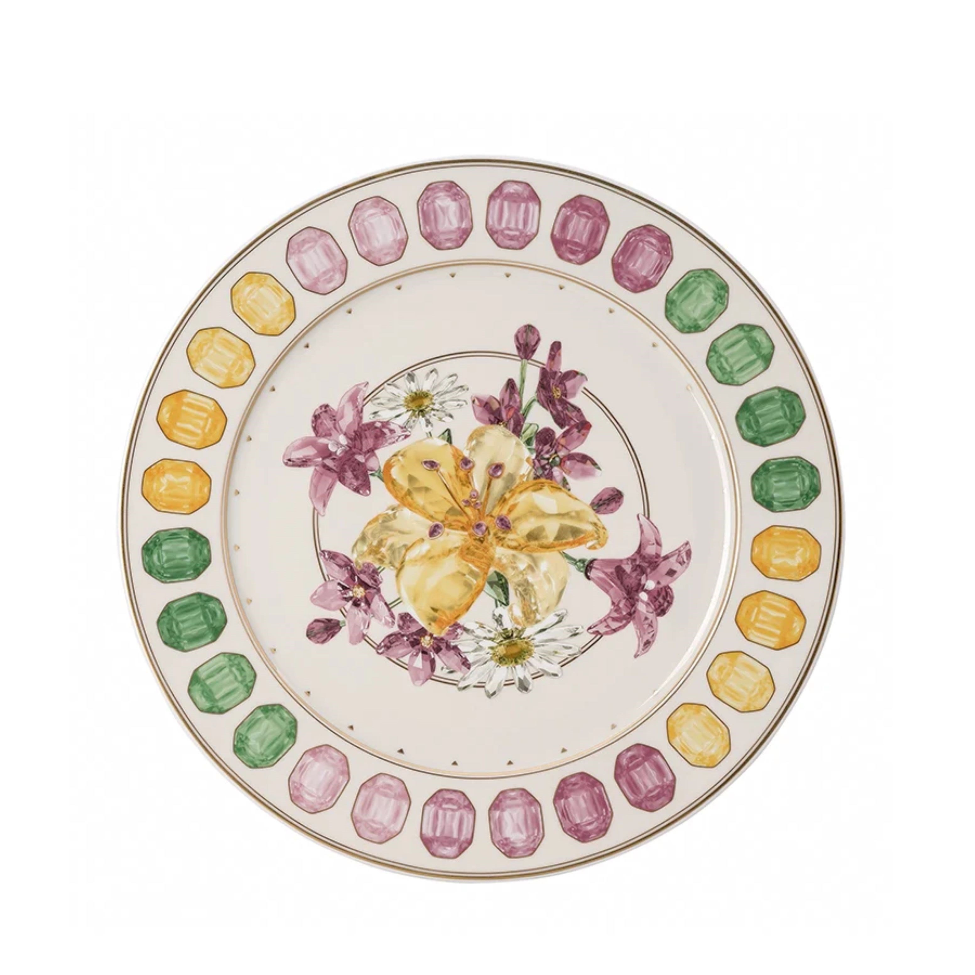 Idyllia Bouquet Porselen Servis Tabağı 33 cm