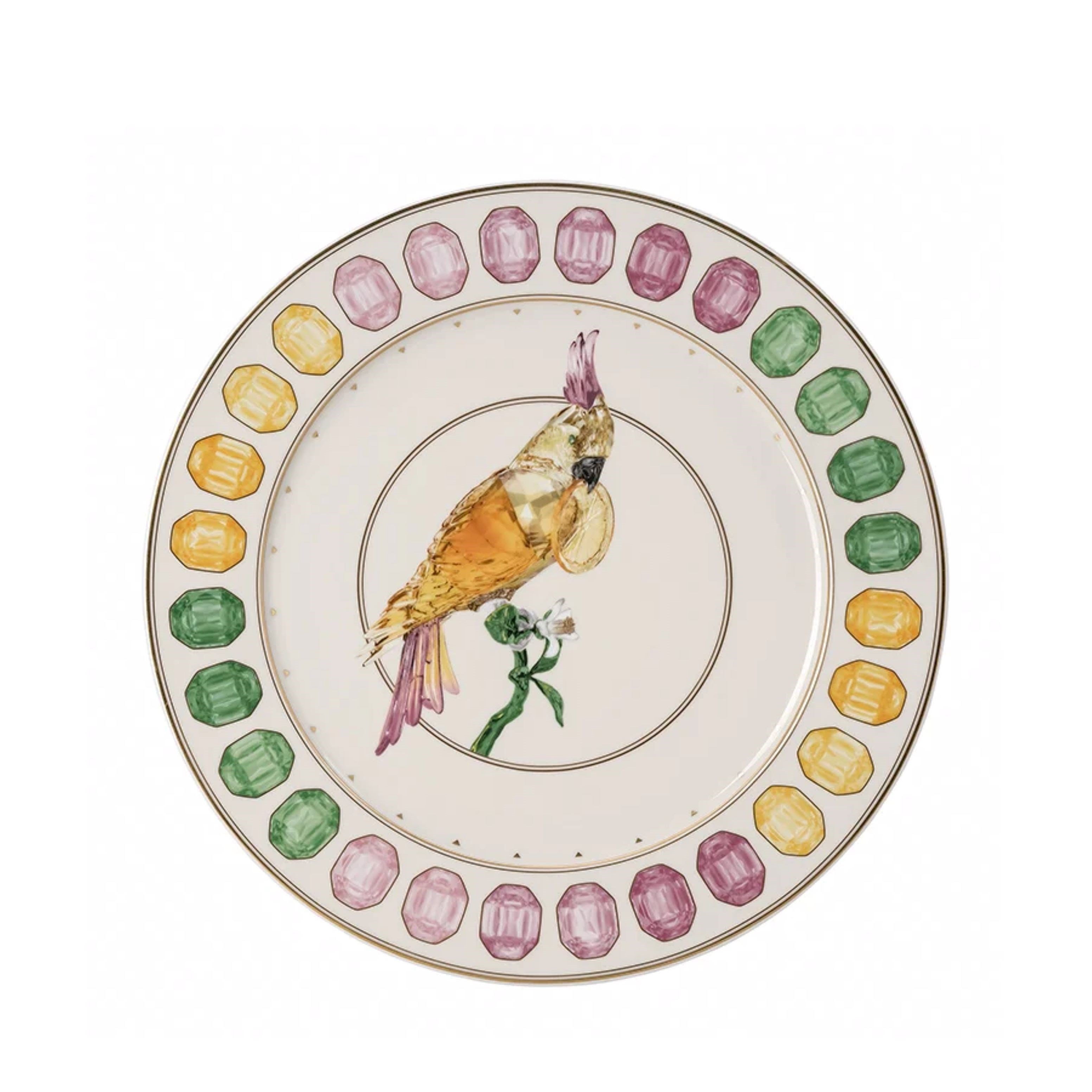 Idyllia Cockatoo Porselen Servis Tabağı 33 cm