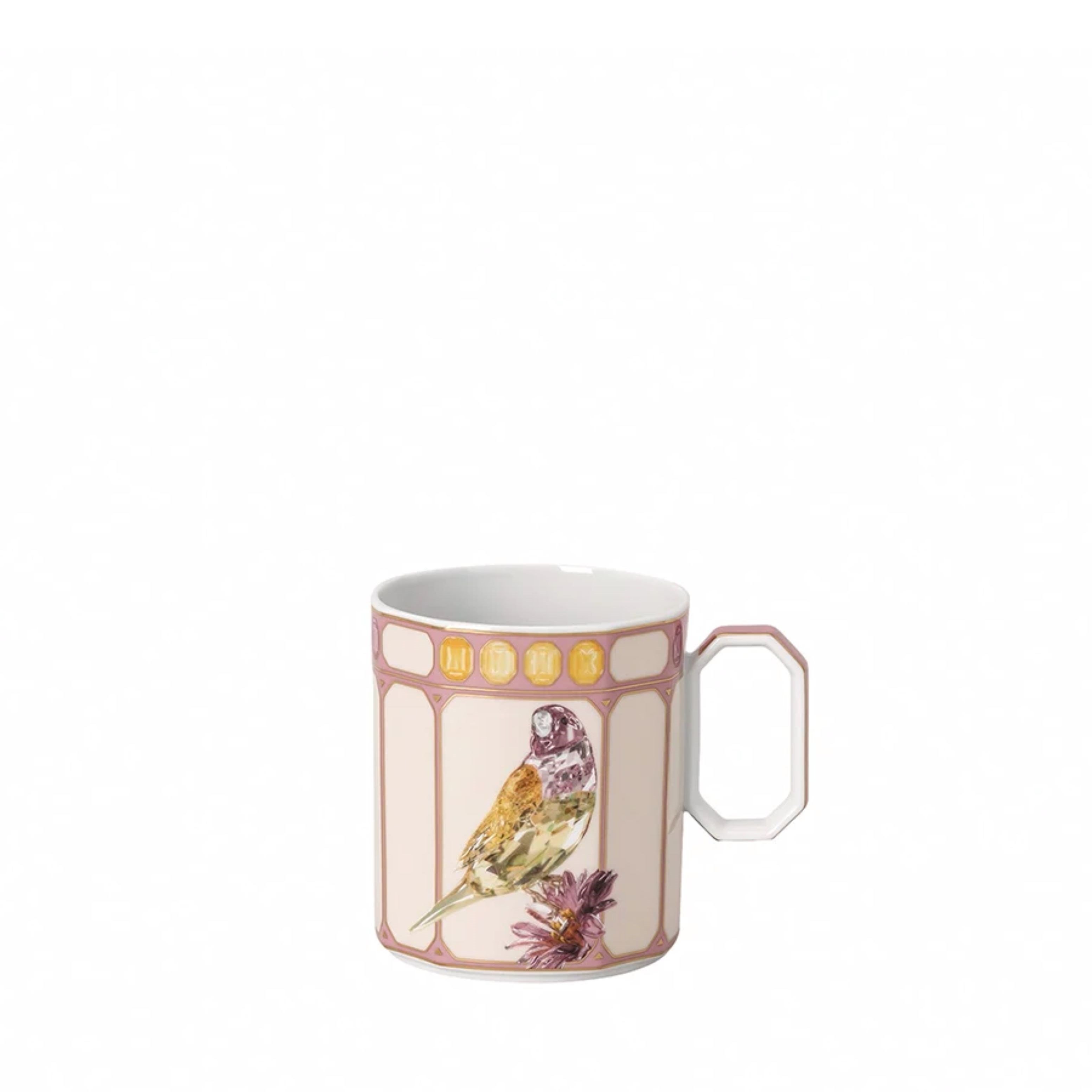Idyllia Finch Pink Pembe Porselen Kupa 0,39 L