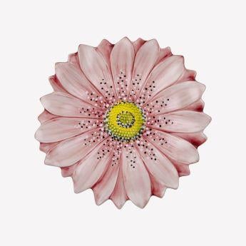 Pembe Seramik Servis Tabağı 36 Cm Camomilla 