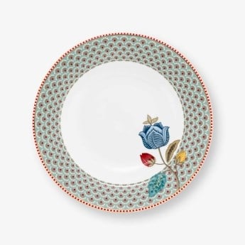 Pip Studio Mavi Porselen Çukur Tabak 21,5 Cm