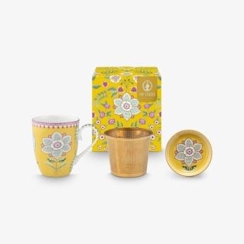 Pip Studio Sarı Porselen Kupa Seti 350 Ml