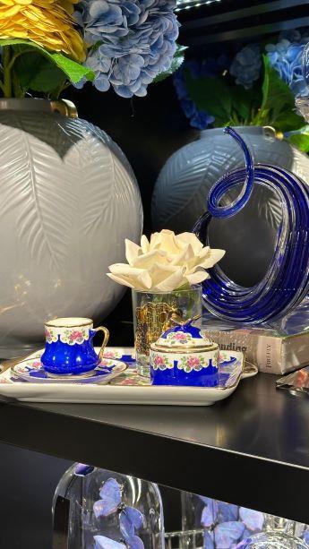 PORSELEN MİNİ TEPSİ PEMBE