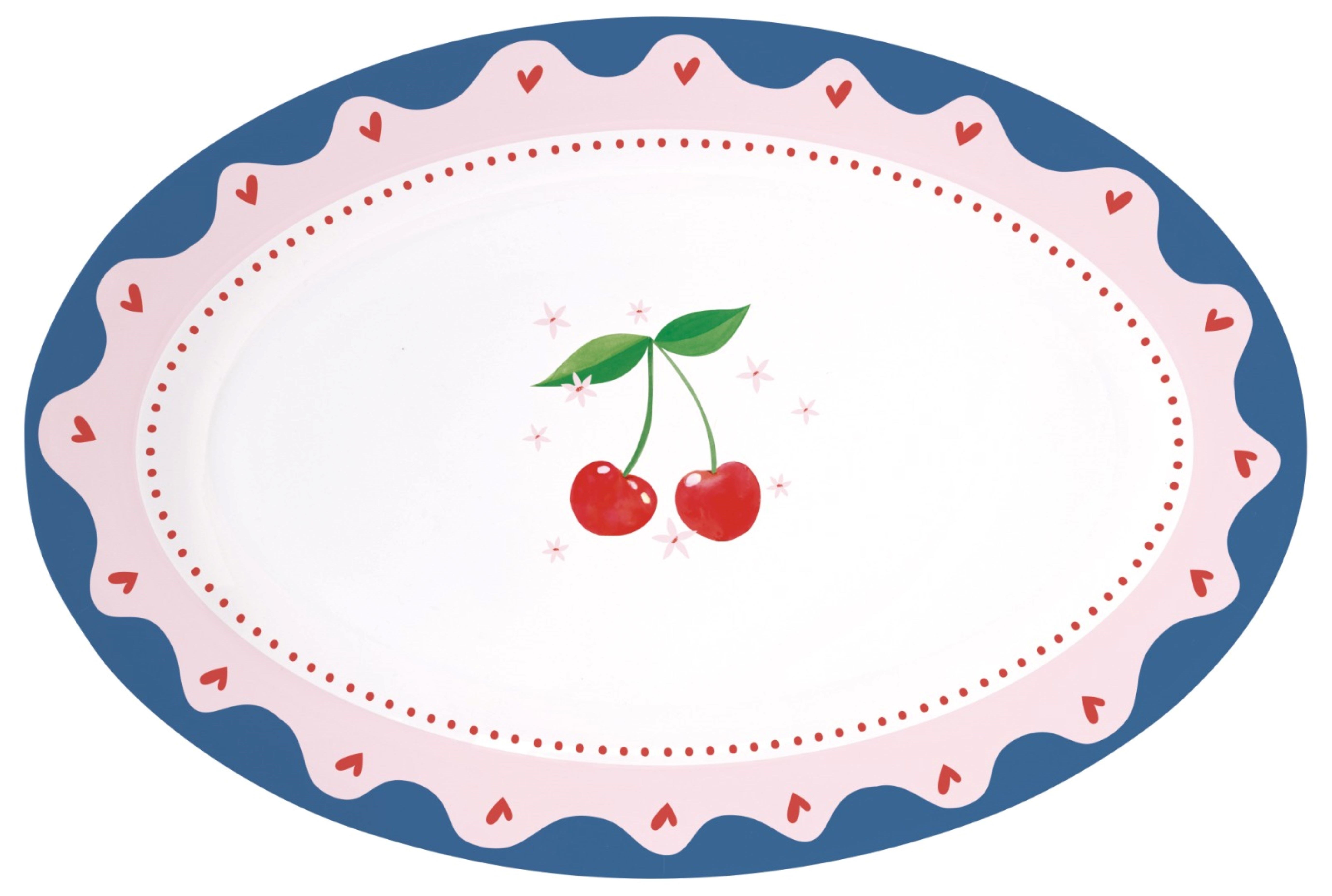 PORSELEN OVAL SUNUMLUK 35X23,5 CM 