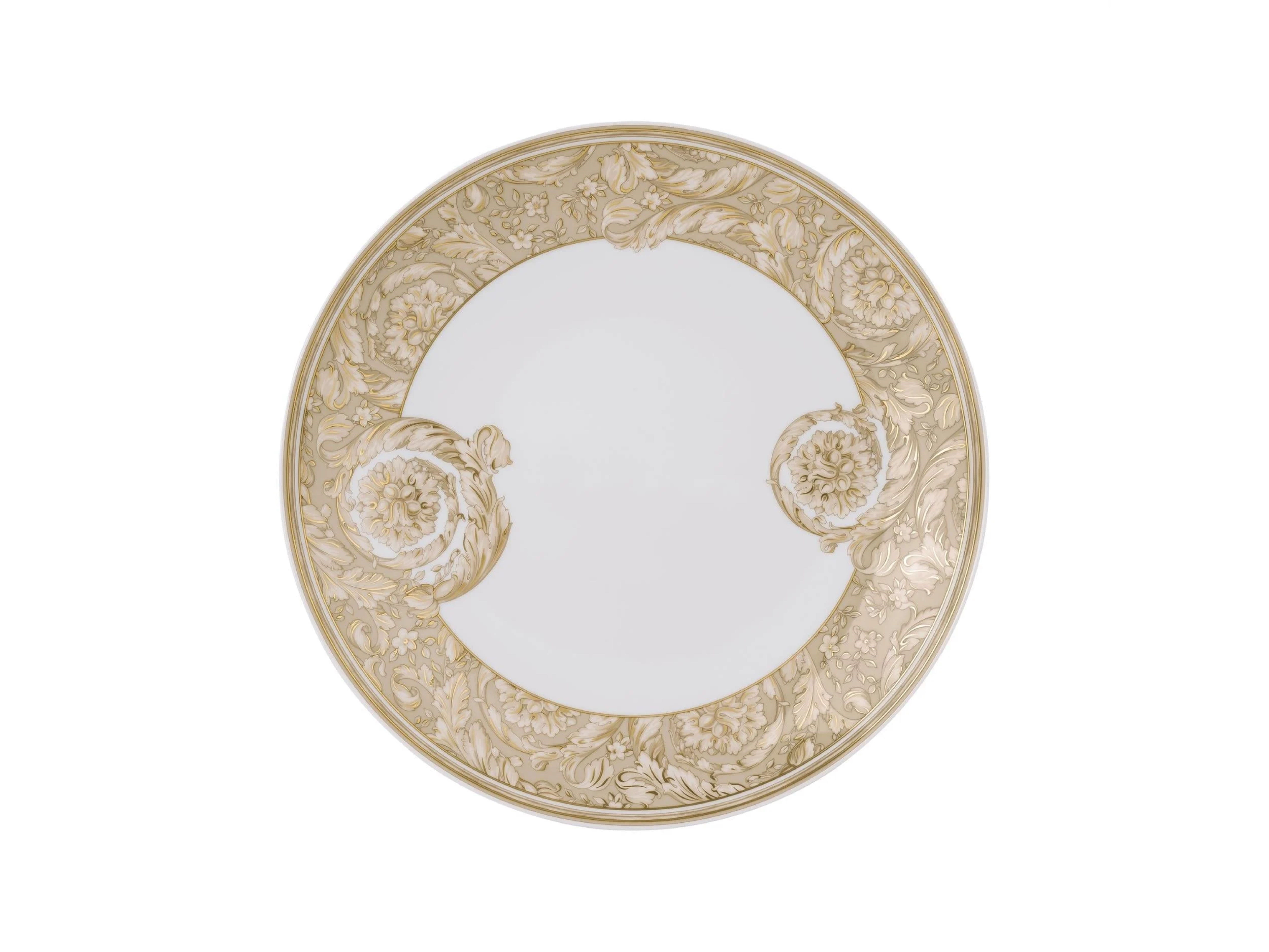 Servis Tabak 28 Cm Barocco Beige