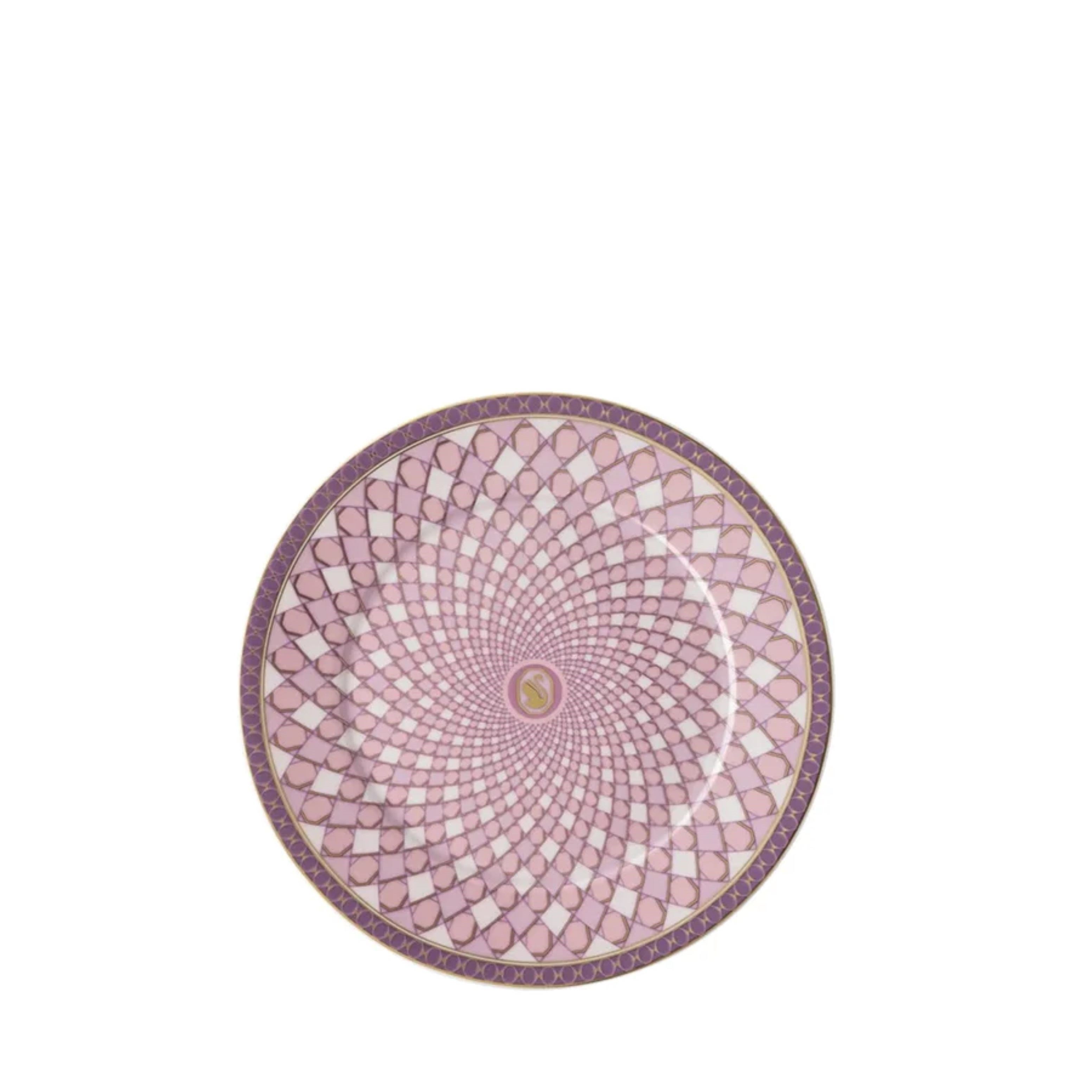 Signum Rose Pembe Porselen Ekmek Tabağı 18 cm
