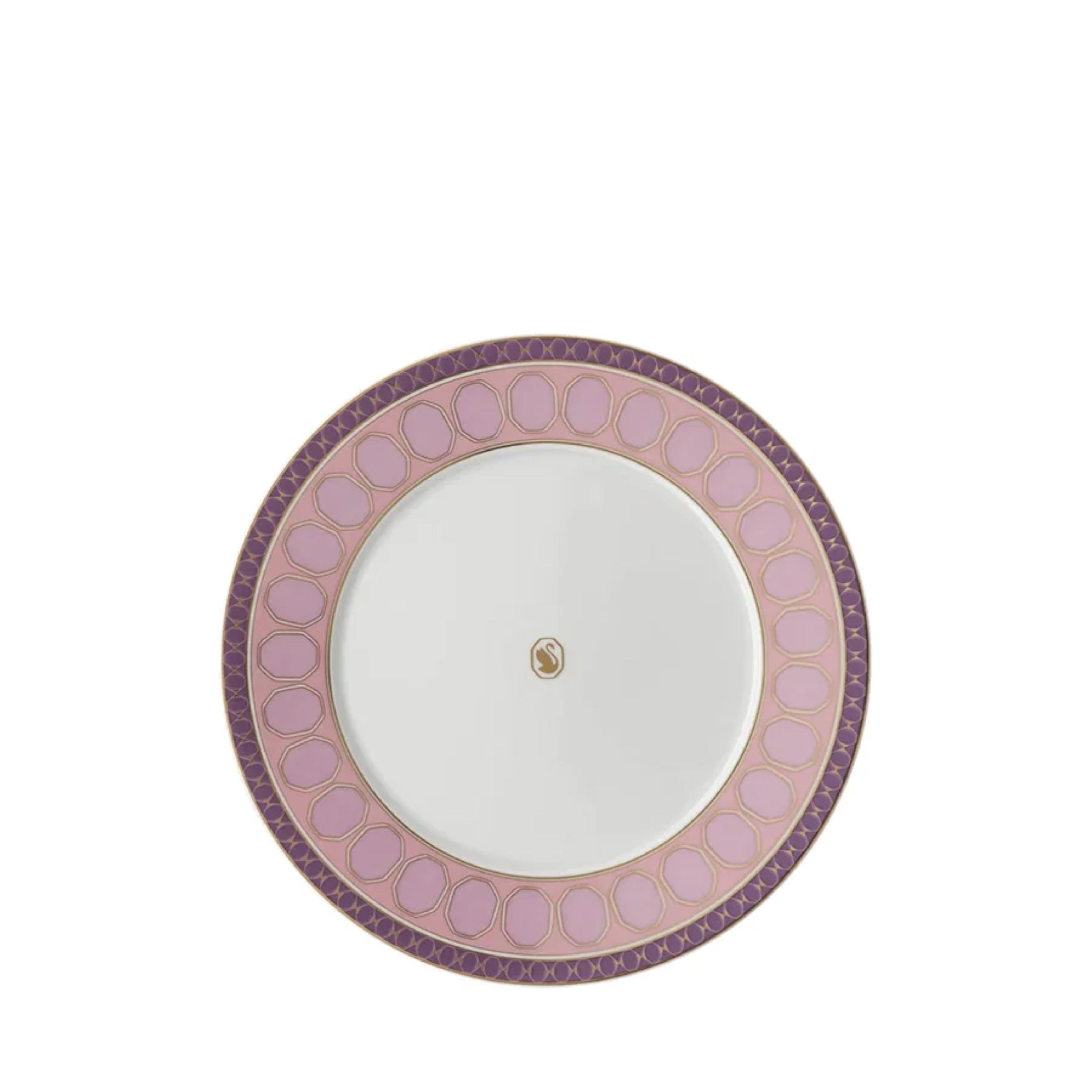 Signum Rose Pembe Porselen Pasta Tabağı 23 cm