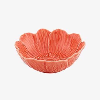 Turuncu Seramik Servis Kasesi 17 Cm Flora 