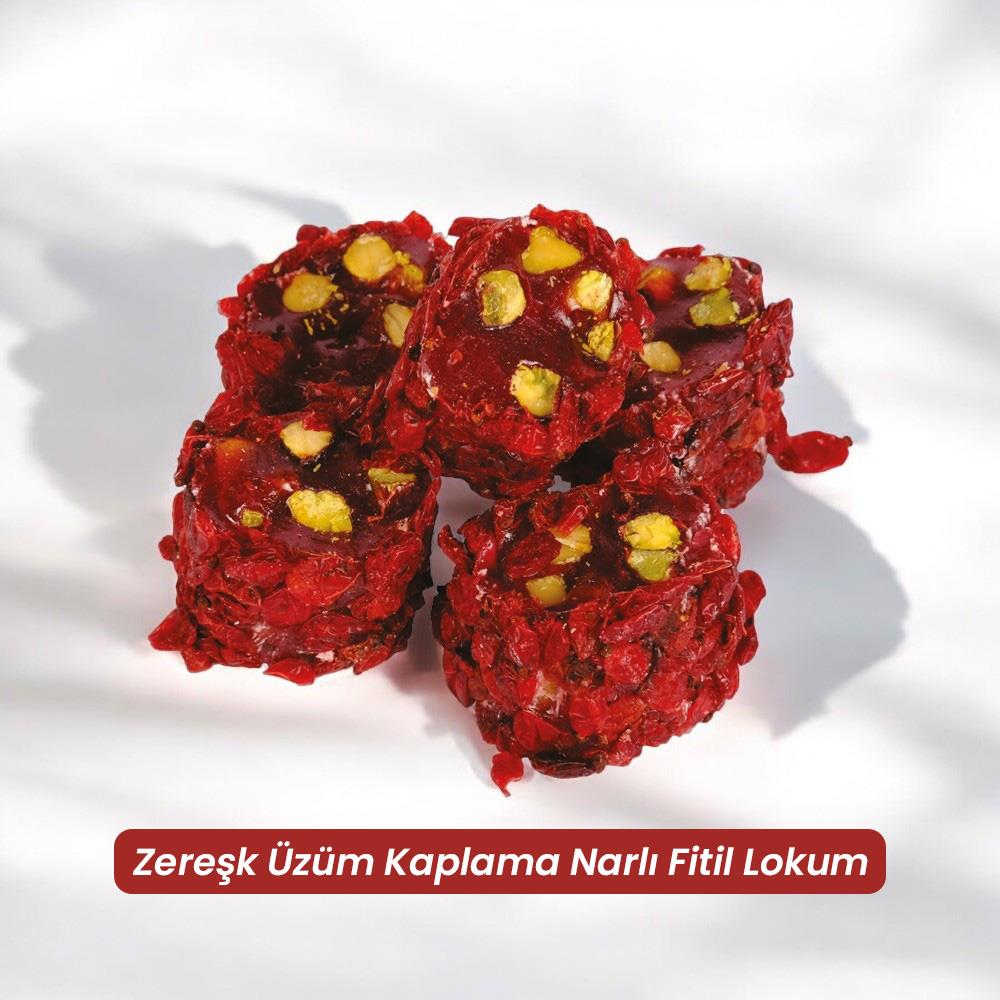Zereşk Üzüm Kaplama Narlı Fitil Lokum