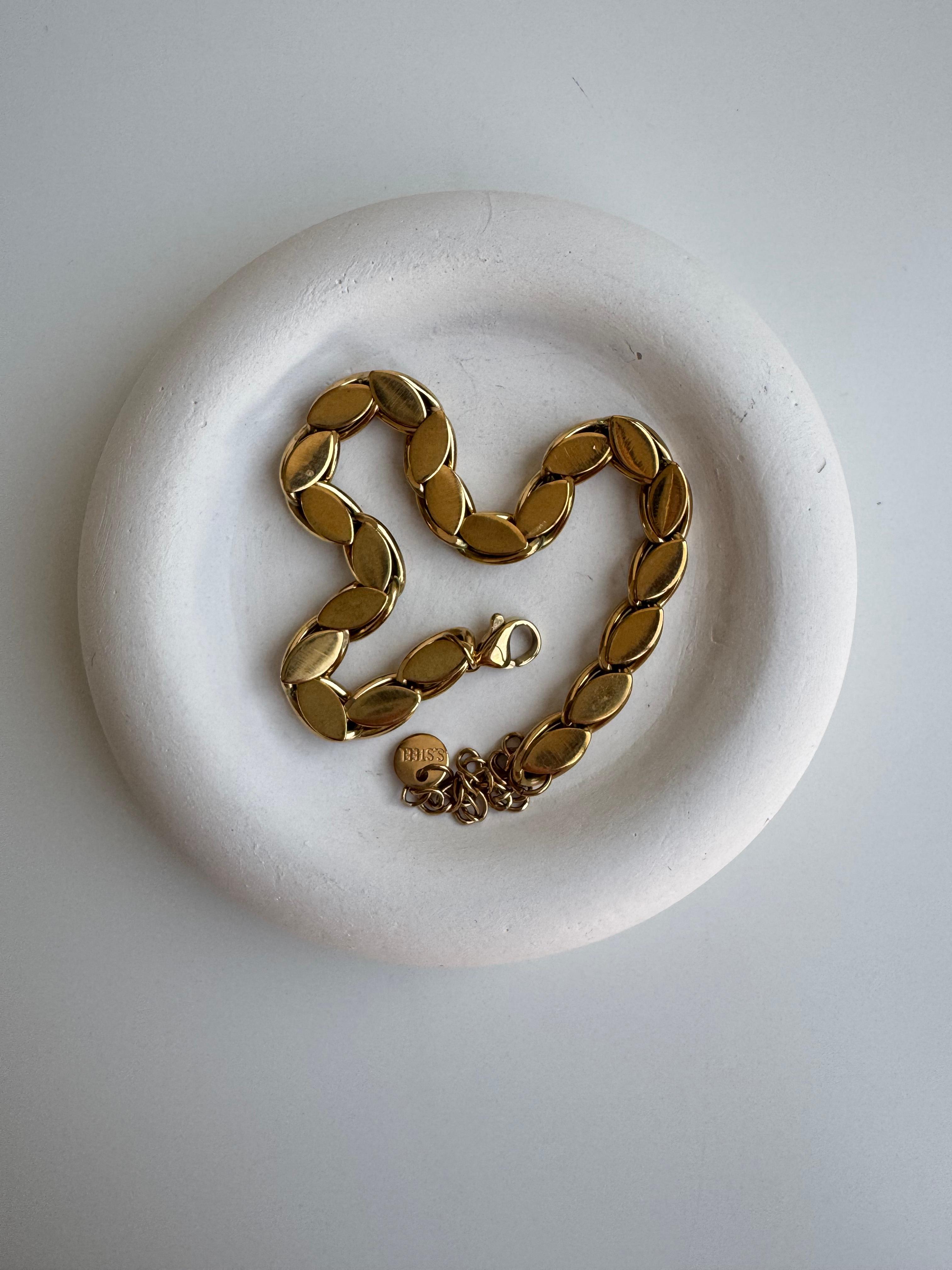 Çelik Arpa Zincir Bilekik