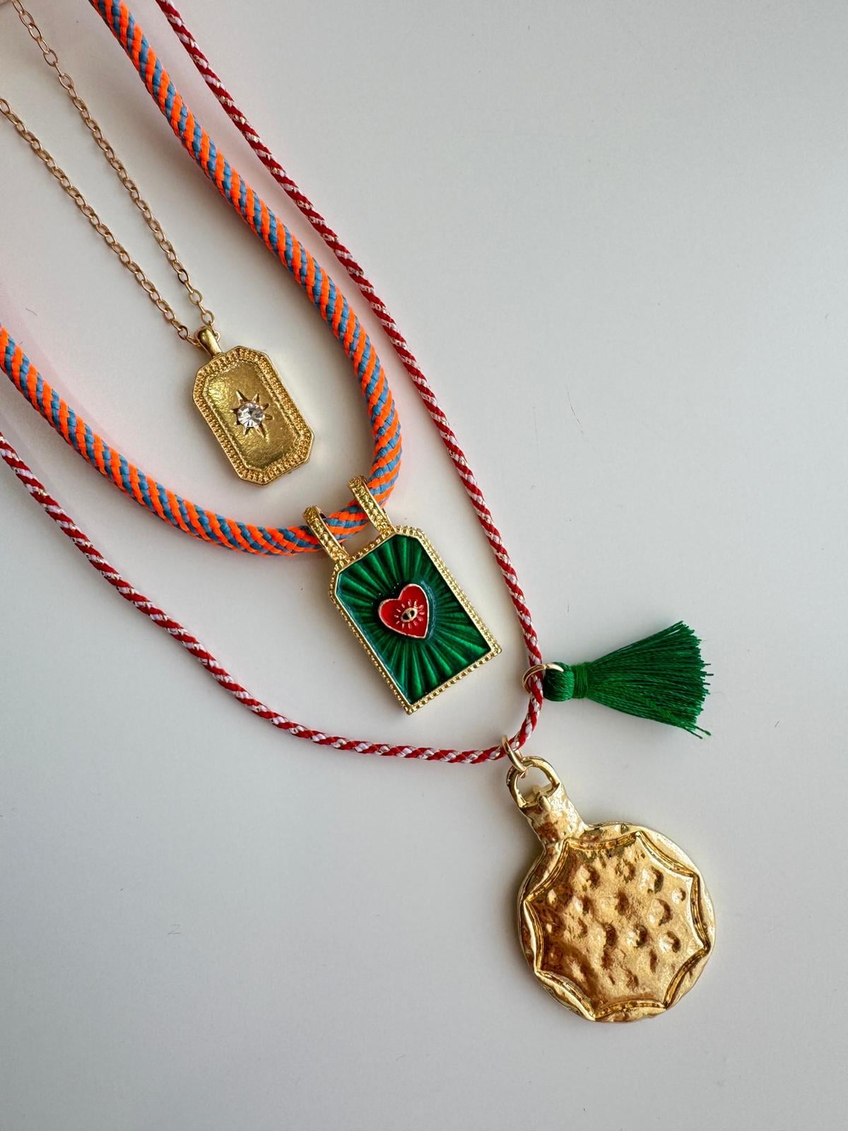 Otantik Üçlü Kolye