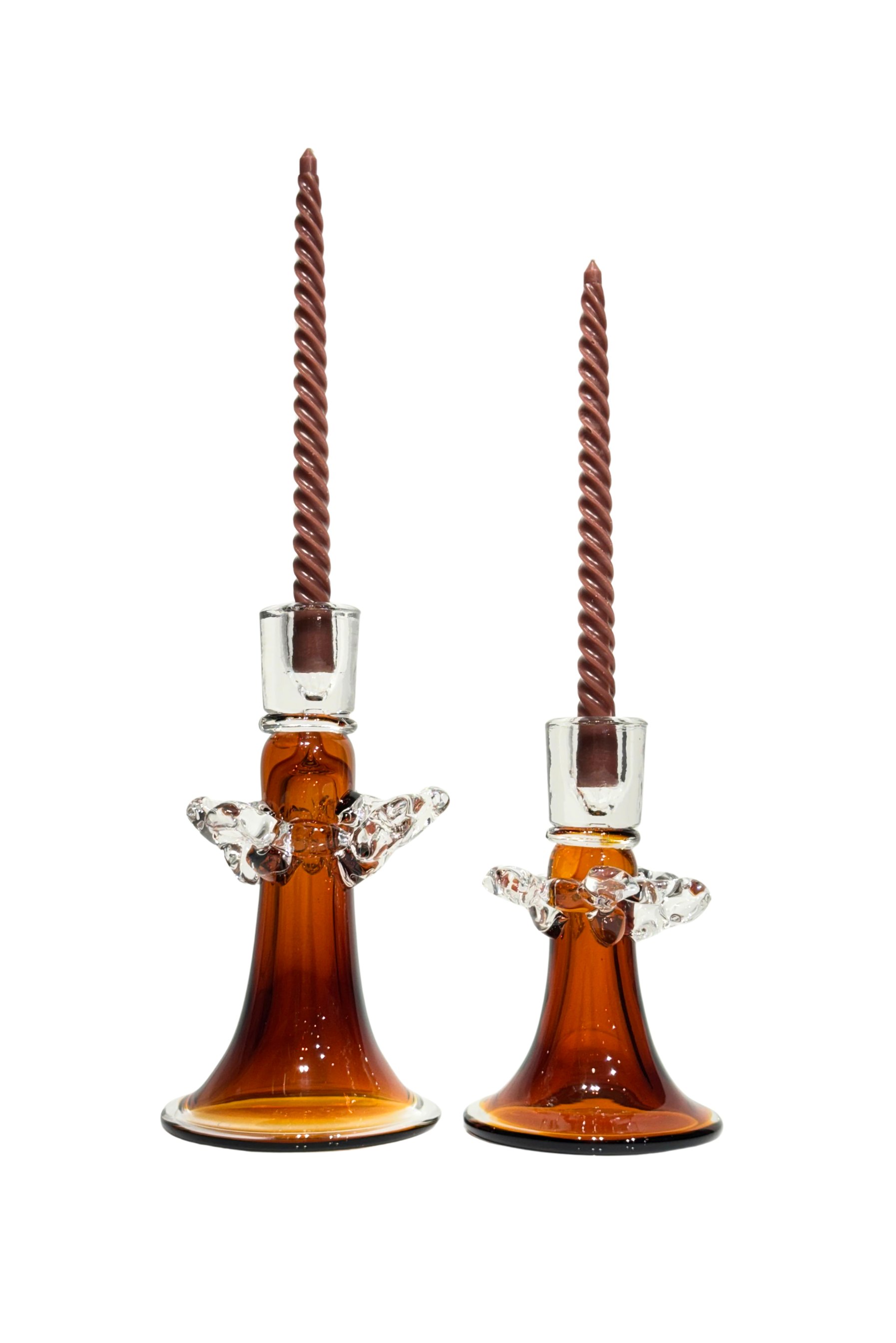Amber Taşlı İthal Şamdan Seti