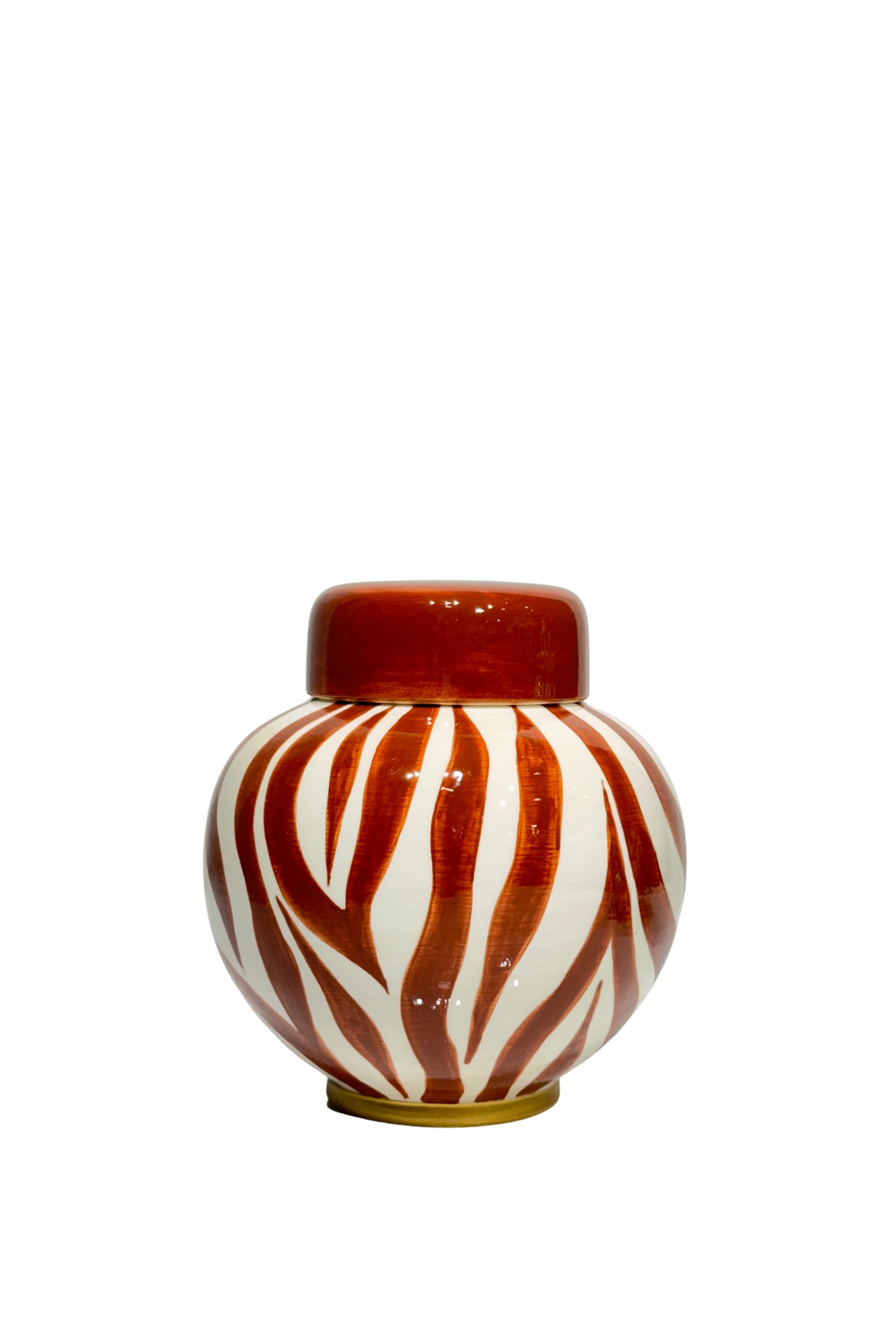Kiremit Zebra Seramik Küp