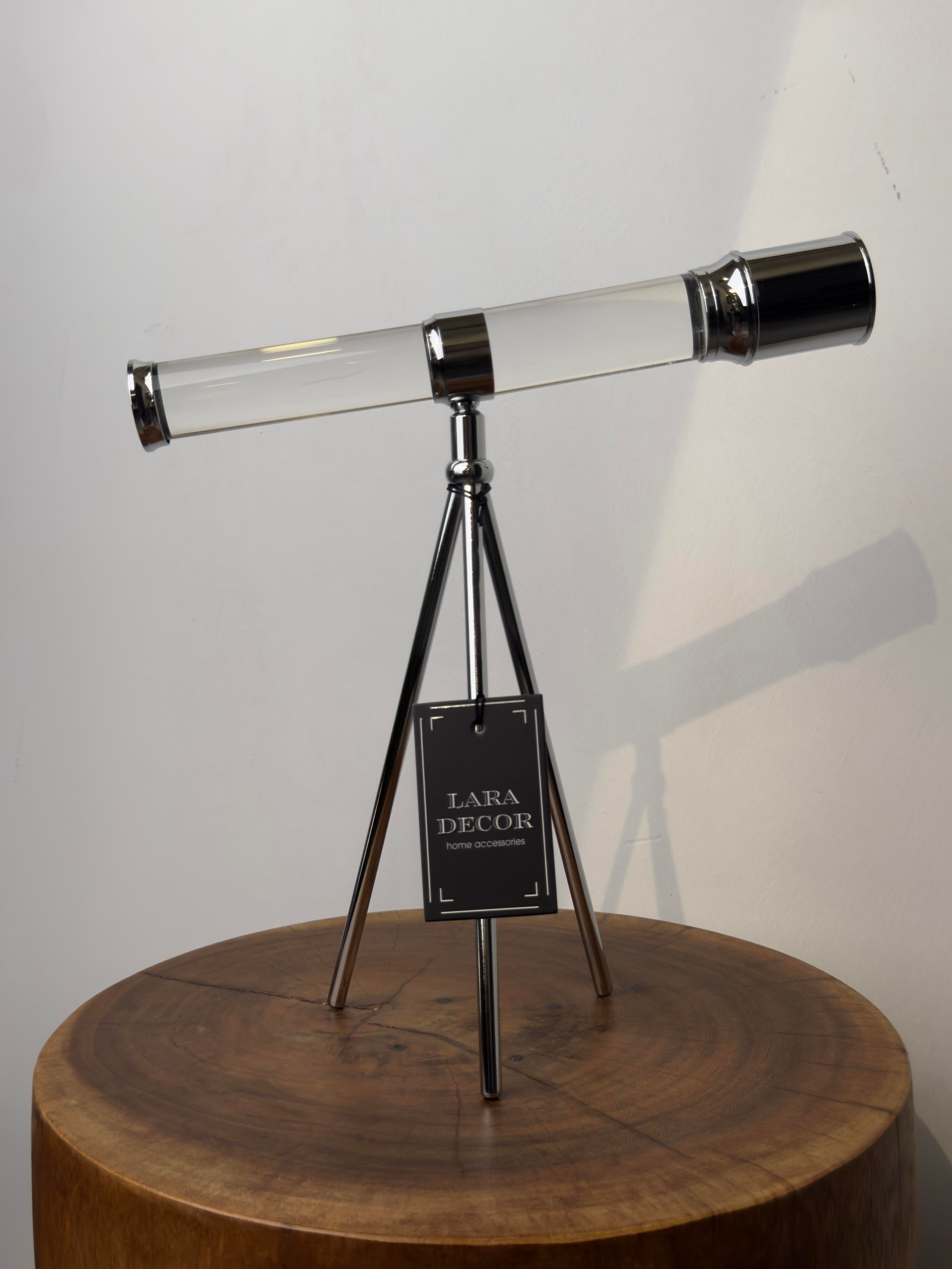 Kristal Teleskop Silver