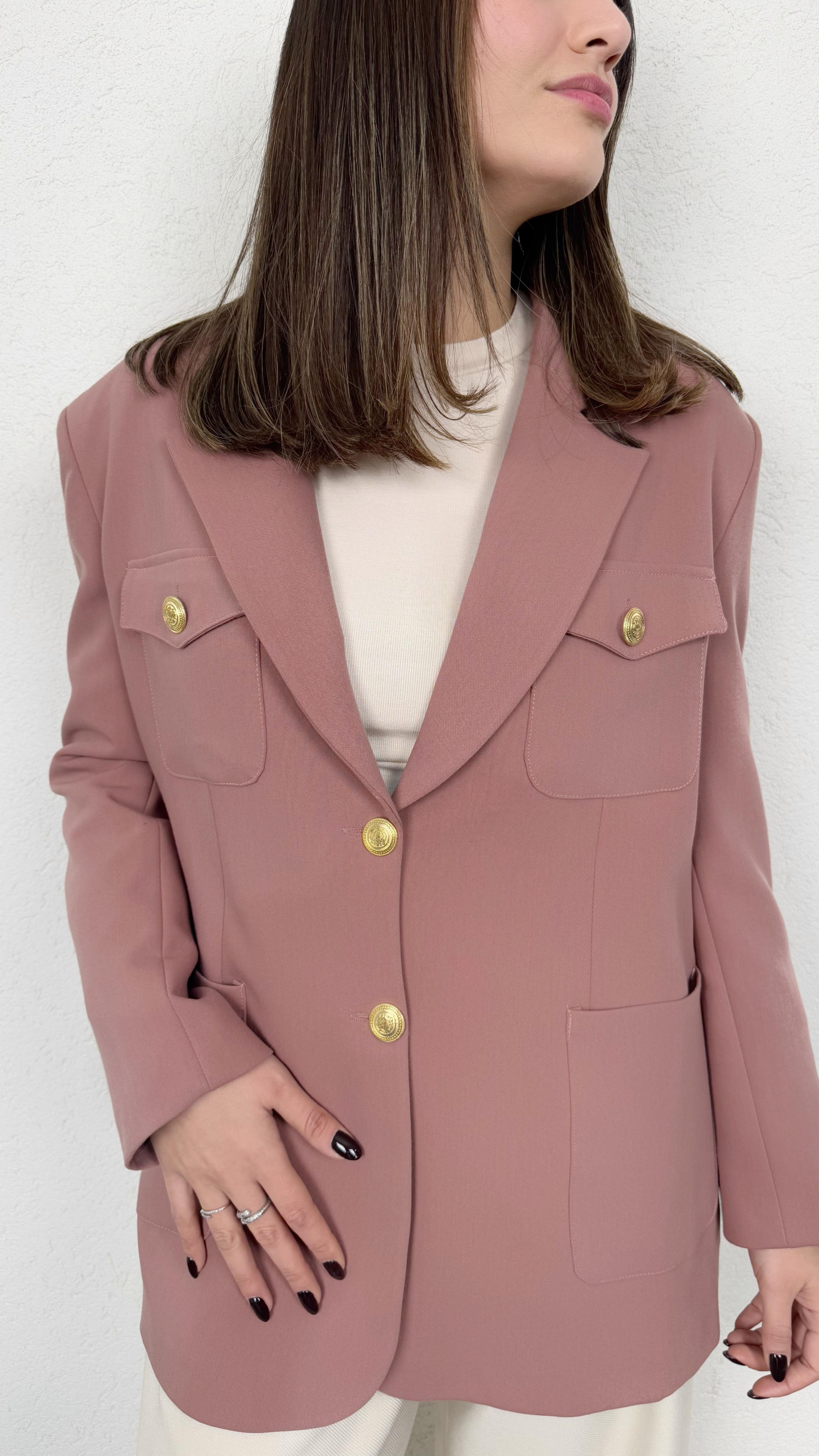 GÜL KURUSU BLAZER CEKET
