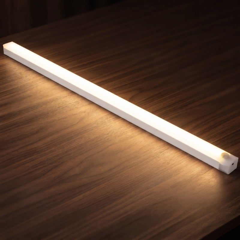 Sensörlü Uzun LED Işık - Mıknatıslı - Şarjlı - 50 cm
