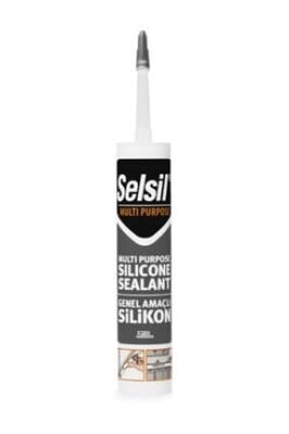 Siyah Universal Silikon - 280 gr - Dolgu Silikonu