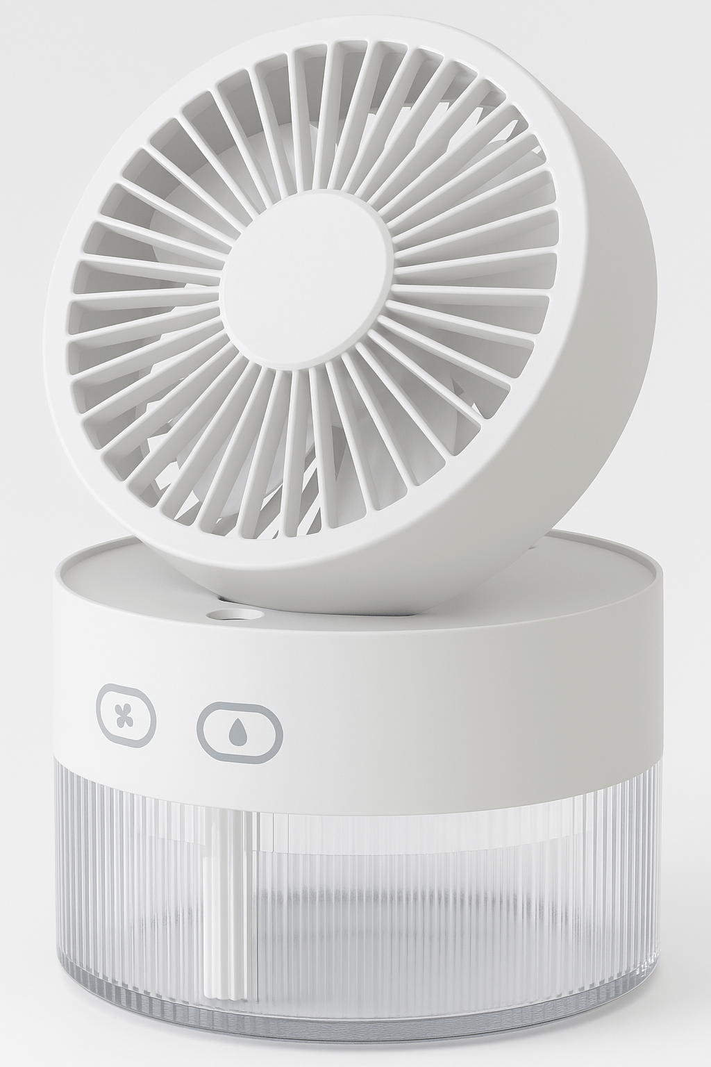 Su Spreyli Katlanır Başlıklı USB Mini Fan