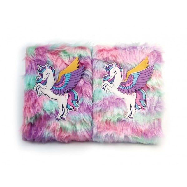 Unicorn Tasarımlı Peluş Hatıra Defteri