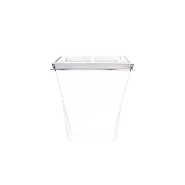 DÜZ KAPAK 60X60 MM (MC.12 KAPAĞI) PET ŞEFFAF (1200) Adet