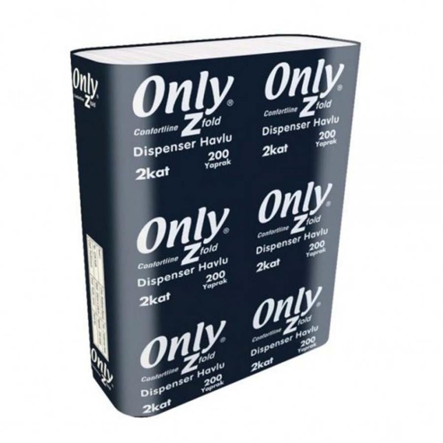 Only 200'lü Confortline Dispenser Havlu 2 Katlı