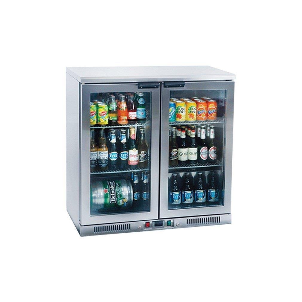 İnoksan-Bar Buzdolabı Çift Kapılı Gri
