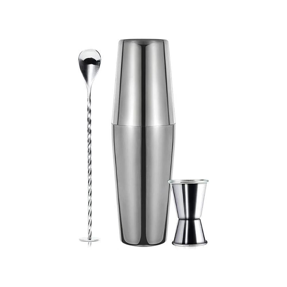 Vosco 3 Parça Boston Shaker Kokteyl Seti