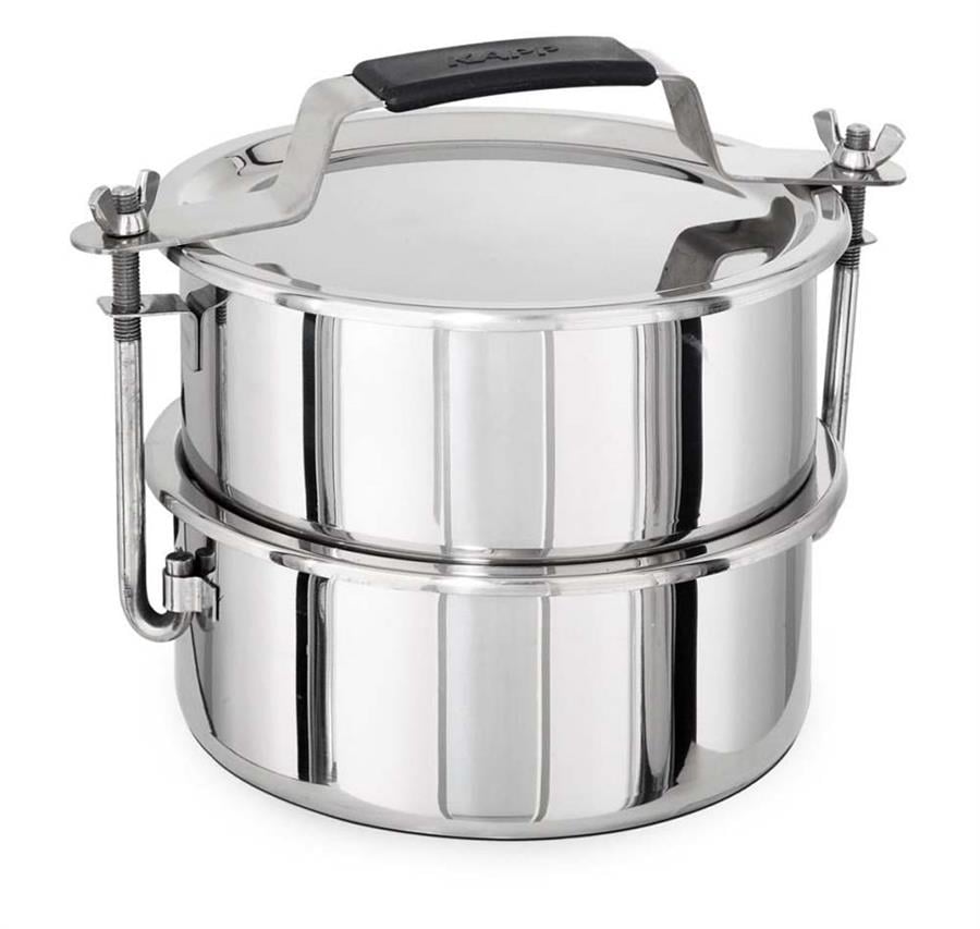 Kapp İzoleli Çelik Sefer Tası 2'li - 20x11x2 cm