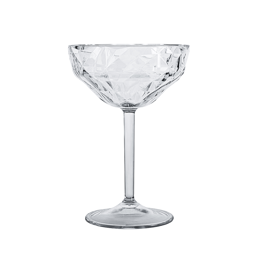 EXCLUSIVE PRISMA AYAKLI KOKTEYL KADEHİ 280 ML PC ŞEFFAF (24) Adet