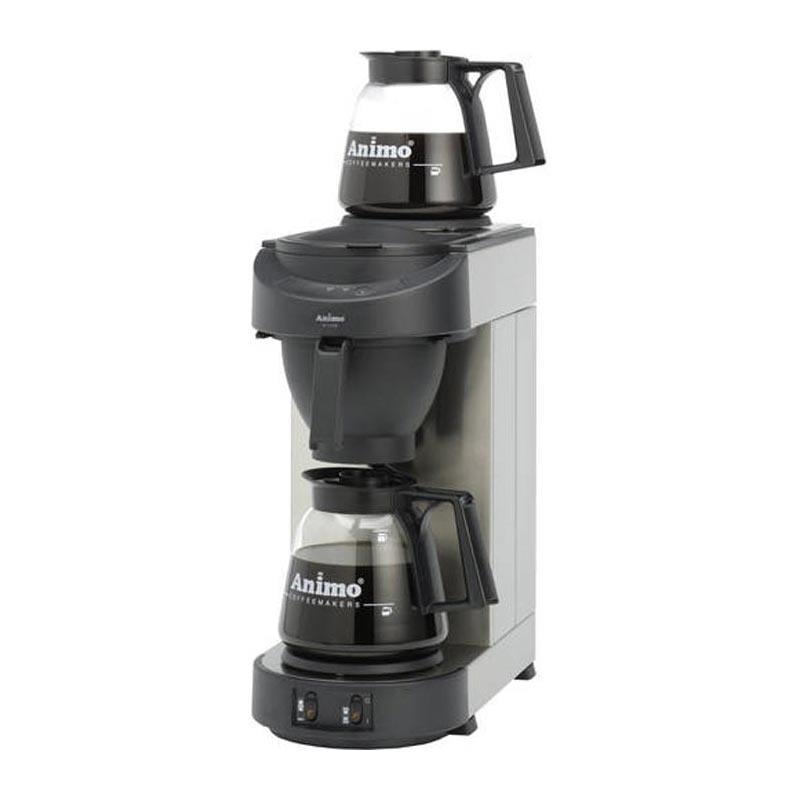 Animo M100 Manuel Dolum Filtre Kahve Makinesi, 2 Cam Pot Dahil, 144 Fincan/Saat 10502