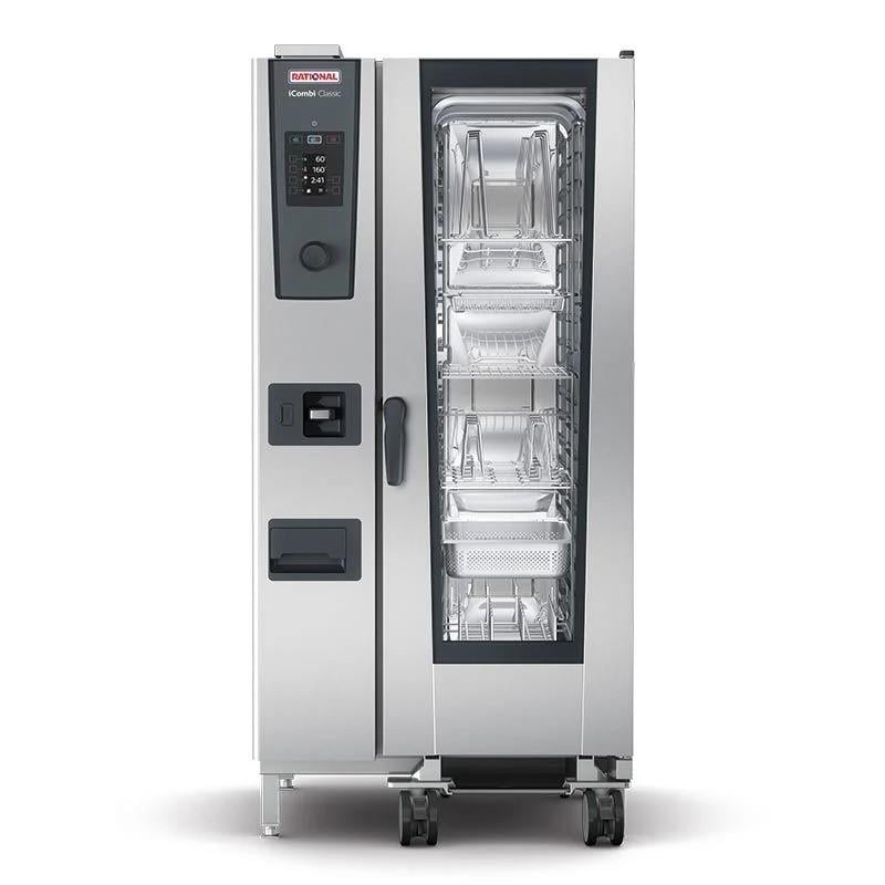 Rational iCombi Classic 20-1/1 Konveksiyonlu Fırın, 20×1/1 GN Kapasiteli, Gazlı