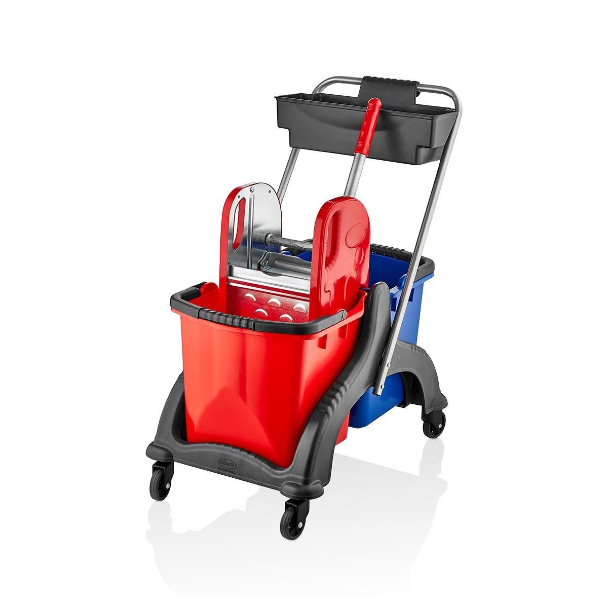 Ceymop ÇİFT KOVALI TEMİZLİK SETİ PLASTİK PRESLİ PSG800