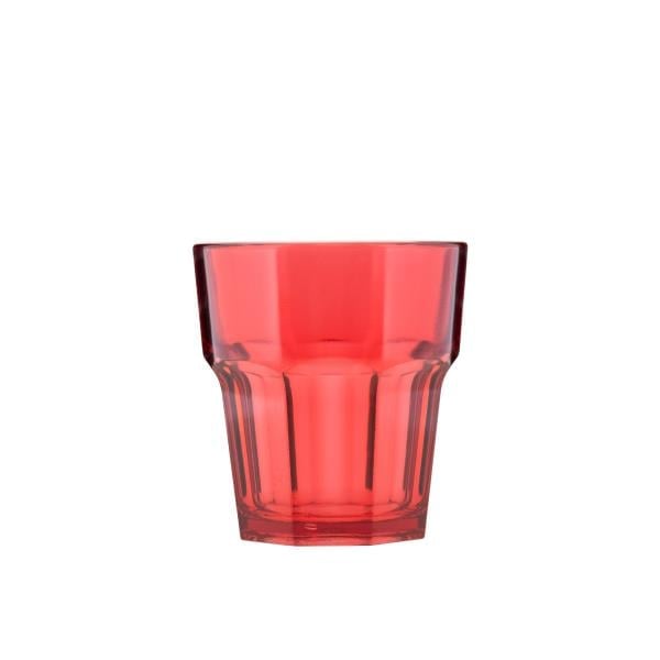 PREMIUM BARDAK 250 ML PC ŞEFFAF KIRMIZI (100) Adet