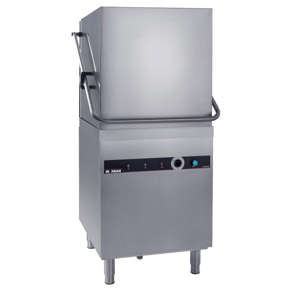 İnoksan - Giyotin Tipi Bulaşık Yıkama Makinesi 1000 Tabak Kapasiteli Parlatıcı ve Deterjan Pompalı (INO-BYM102SPD)