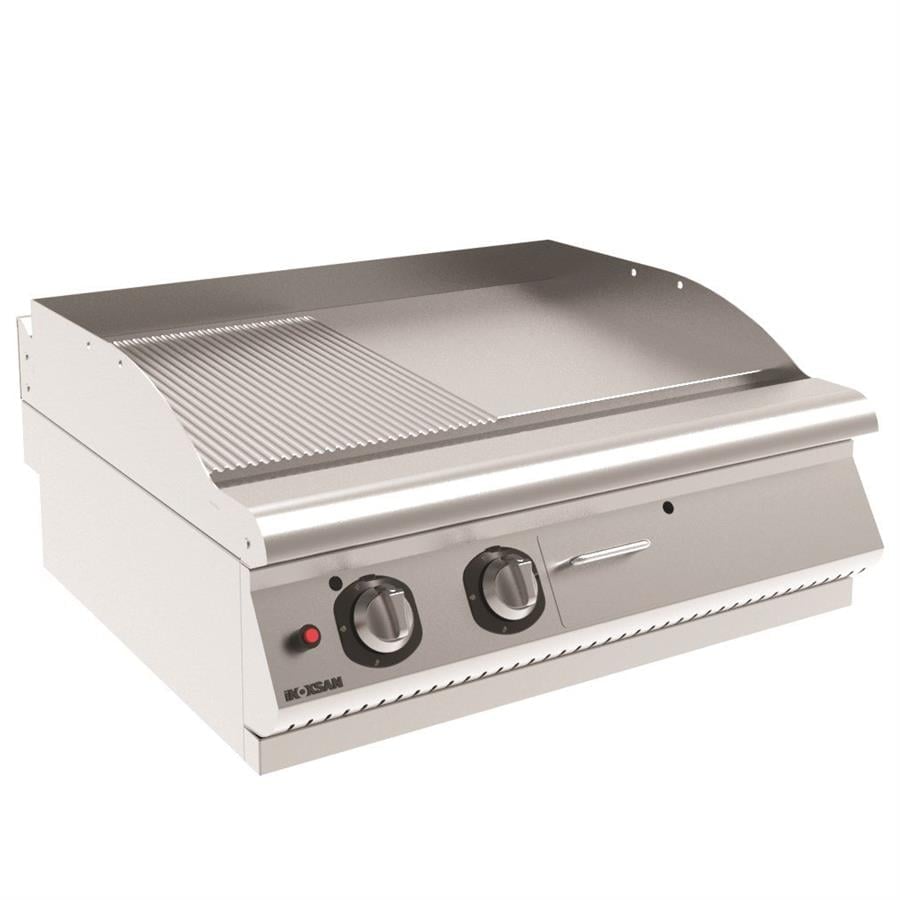 İnoksan-Grill Plate Set Üstü Yarı Oluklu Izgara (INO-7IG22S)