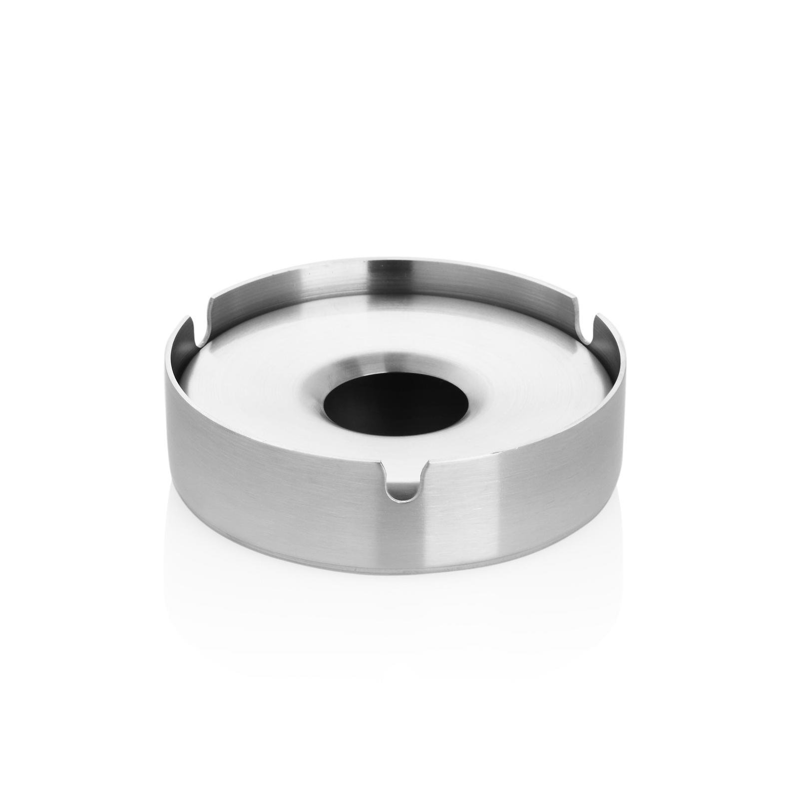 Pios Skoclu Büyük Kapaklı Küllük Krom