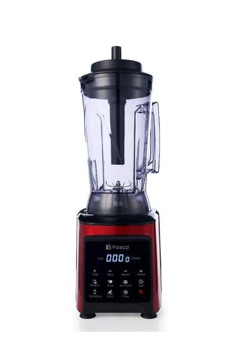 Vosco Dijital Bar Blender Pro Xl 4L (8 Bıçak) Kırmızı