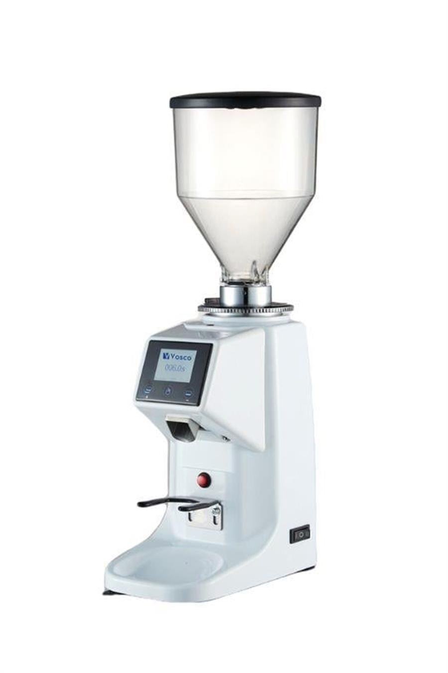 Vosco Kd-P25 Dozaj Ayarlı Tam Otomatik Kahve Değirmeni Touch (Beyaz)